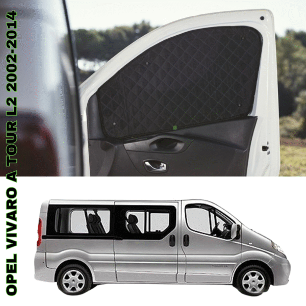 Rideaux Isolant/Occultant Opel Vivaro A Tour L2 2002-2014