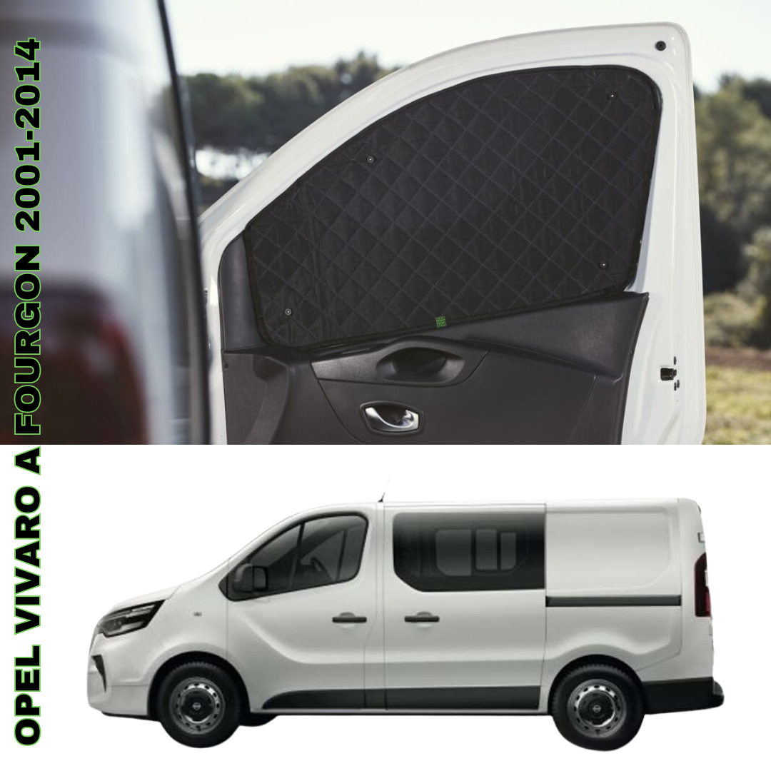 Rideaux Isolant/Occultant Opel Vivaro A Fourgon 2001-2014
