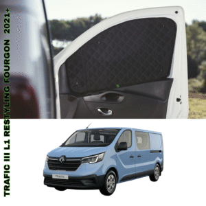 Rideaux Isolant/Occultant Renault Trafic III L1 Restyling Fourgon 2021+